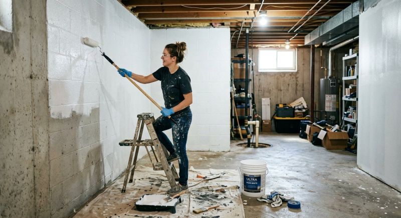 Basement Painting in Waco, TX