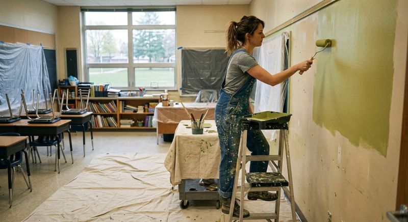 Classroom Painting in Boulder, CO