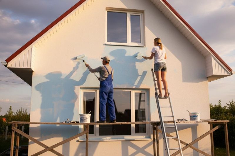 Soffit Painting in Waco, TX