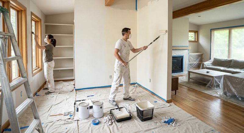 Townhouse Interior Painting in Waco, TX
