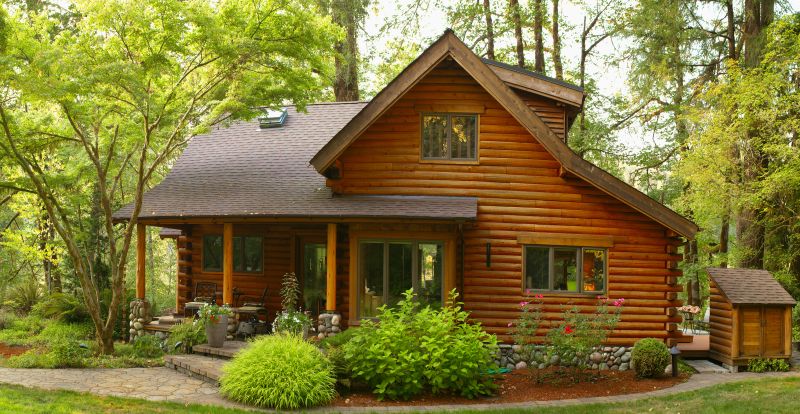 Wood Cabin Staining in Longmont, CO