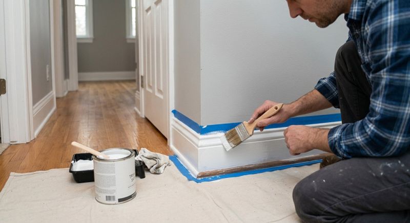 Wood Trim Painting in Waco, TX