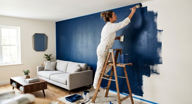 Accent Wall Painting in Waco, TX