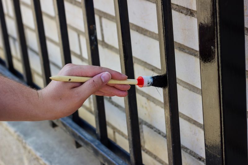 Aluminum Fence Painting in Waco, TX