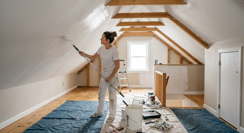 Attic Painting in Waco, TX