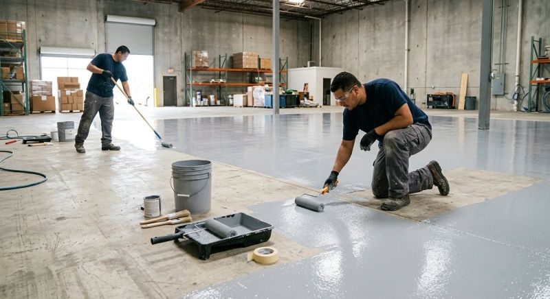 Business Floor Painting in Longmont, CO
