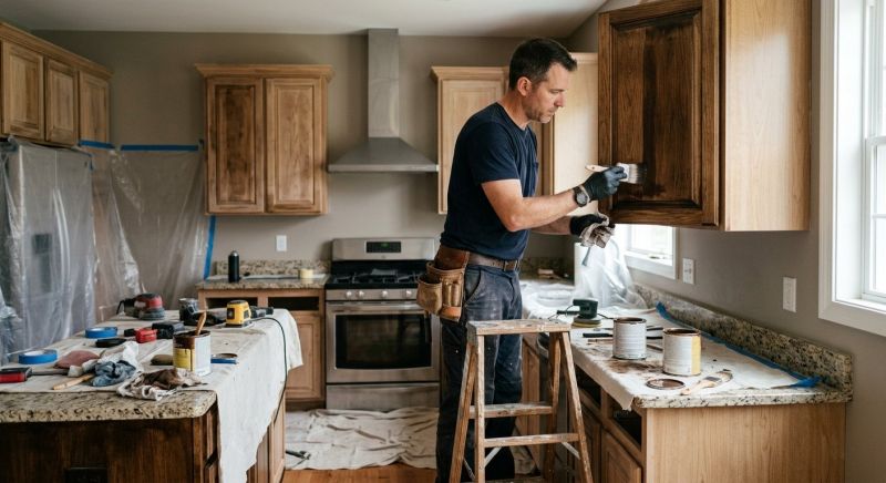 Cabinet Staining Service in Kokomo, IN