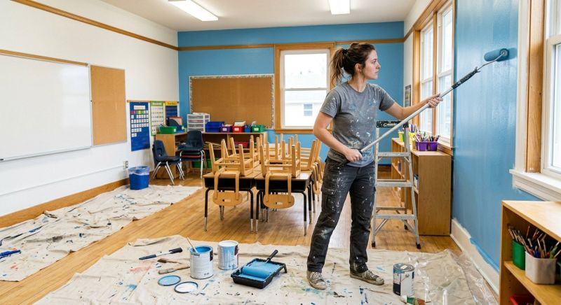 Classroom Painting in Boulder, CO