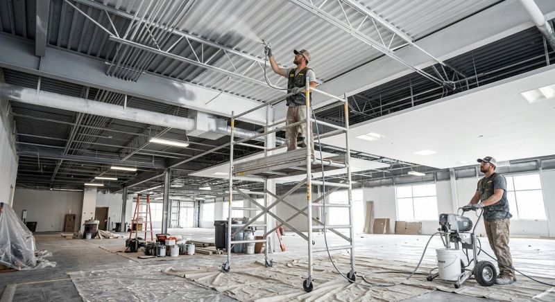 Commercial Ceiling Painting in Longmont, CO
