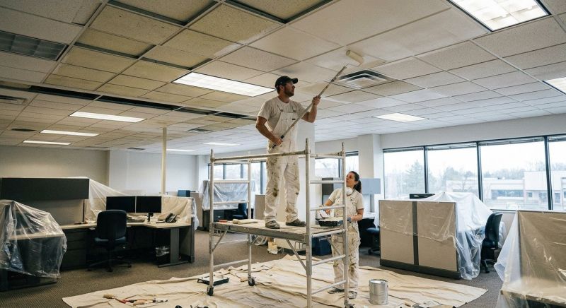 Commercial Ceiling Painting in Arvada, CO