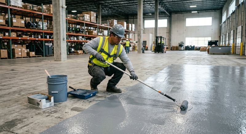 Commercial Concrete Painting in Greeley, CO