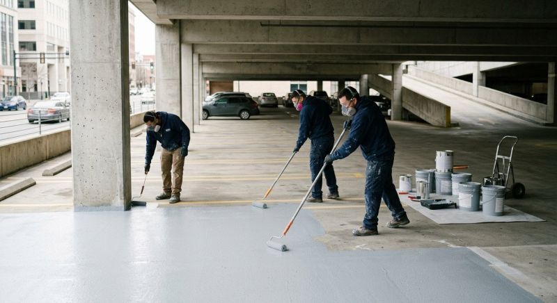 Commercial Concrete Painting in Longmont, CO