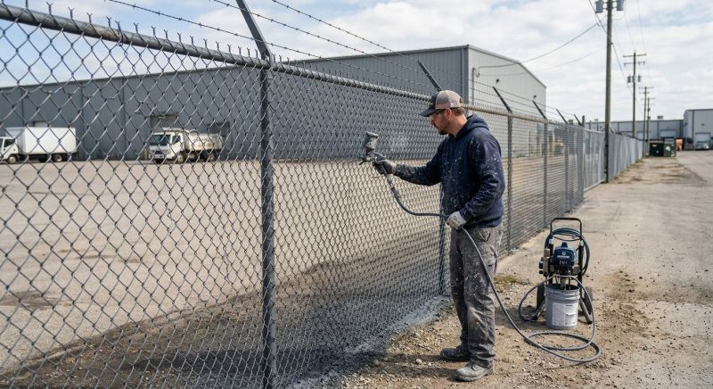 Commercial Fence Painting in Clearwater, FL