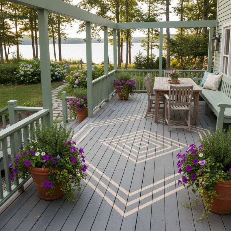 Deck Posts Painting in Waco, TX