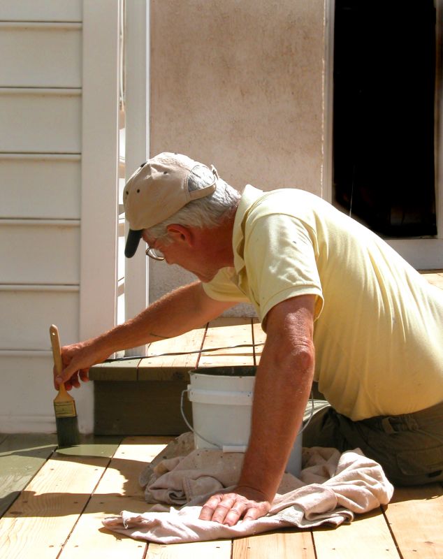 Deck Steps Staining in Waco, TX