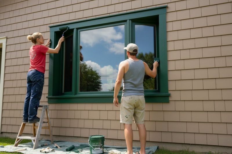 Fascia Painting in Arvada, CO