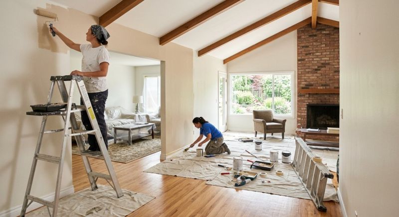 Great Room Painting in Waco, TX