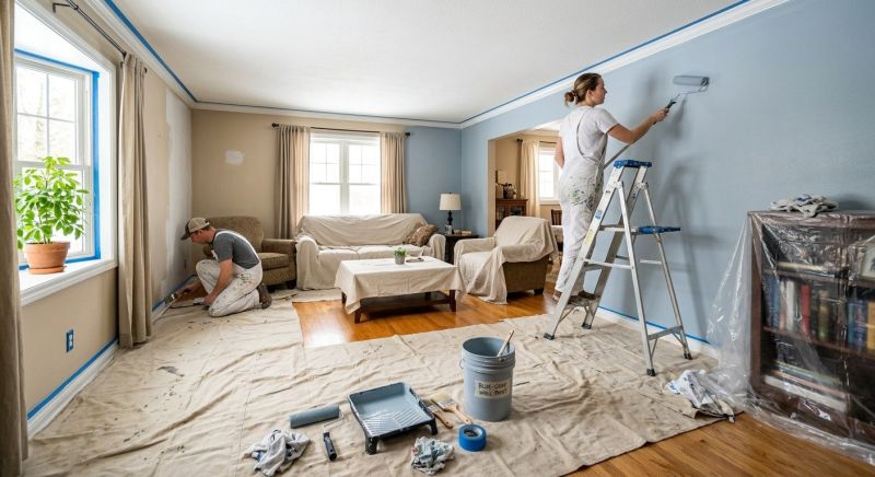 Great Room Painting in Waco, TX