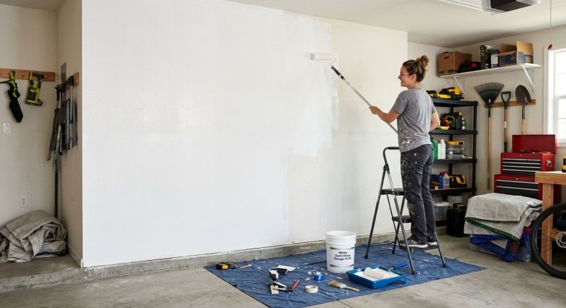 Interior Garage Painting in Waco, TX