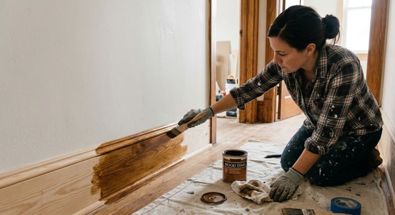 Interior Trim Staining in Waco, TX