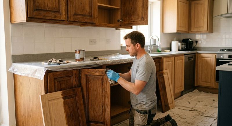 Kitchen Cabinet Refinishing in Bloomington, IN
