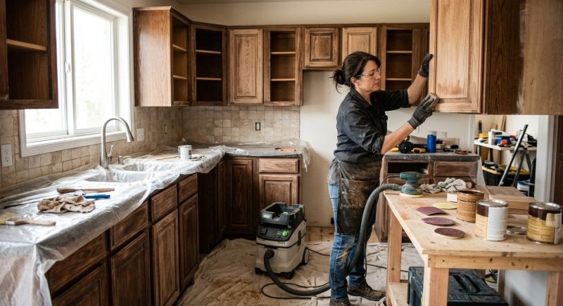 Kitchen Cabinet Refinishing in Lafayette, IN