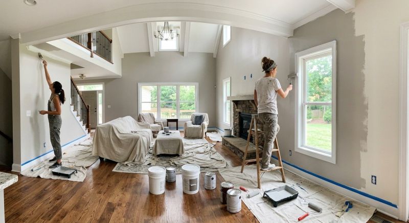Living Room Painting in Waco, TX