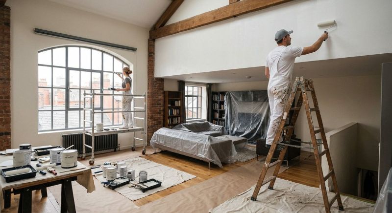 Loft Painting in Waco, TX