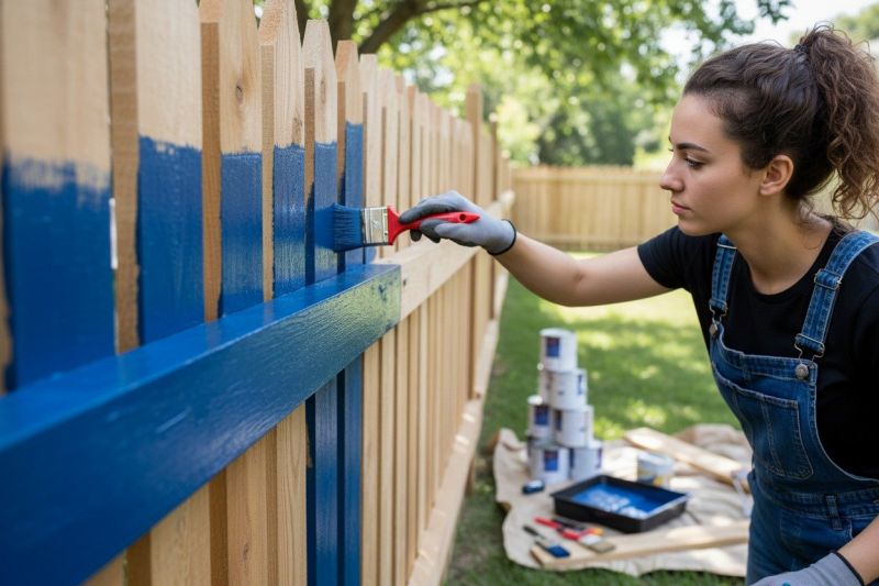 Pool Fence Painting in Waco, TX