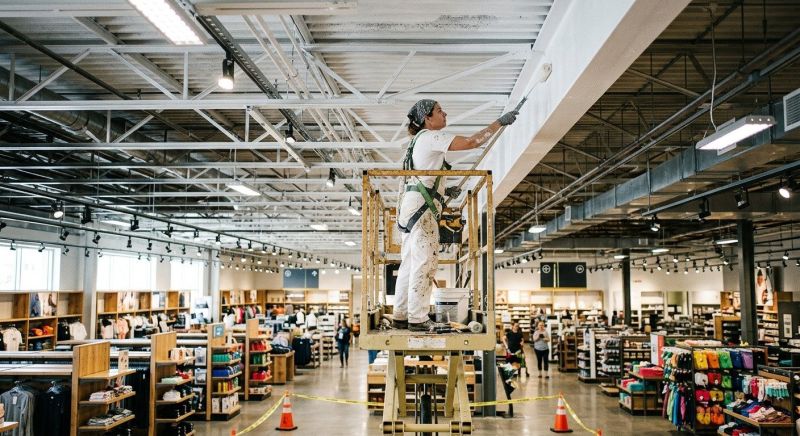 Retail Ceiling Painting in Longmont, CO