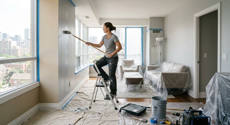 Townhouse Interior Painting in Waco, TX