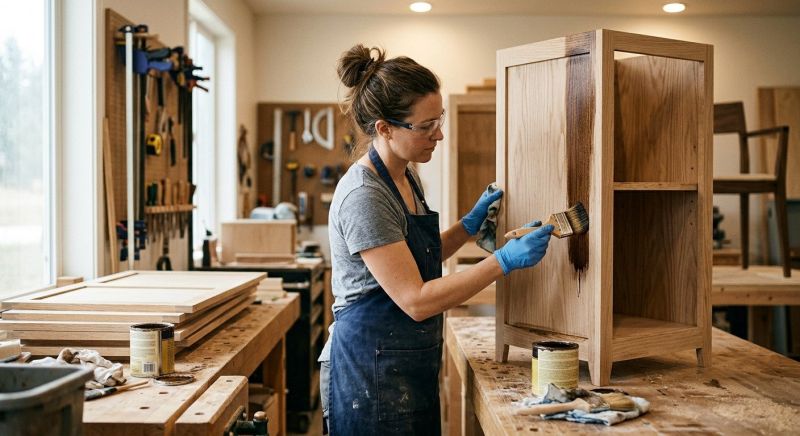 Wood Cabinet Staining in Indianapolis, IN